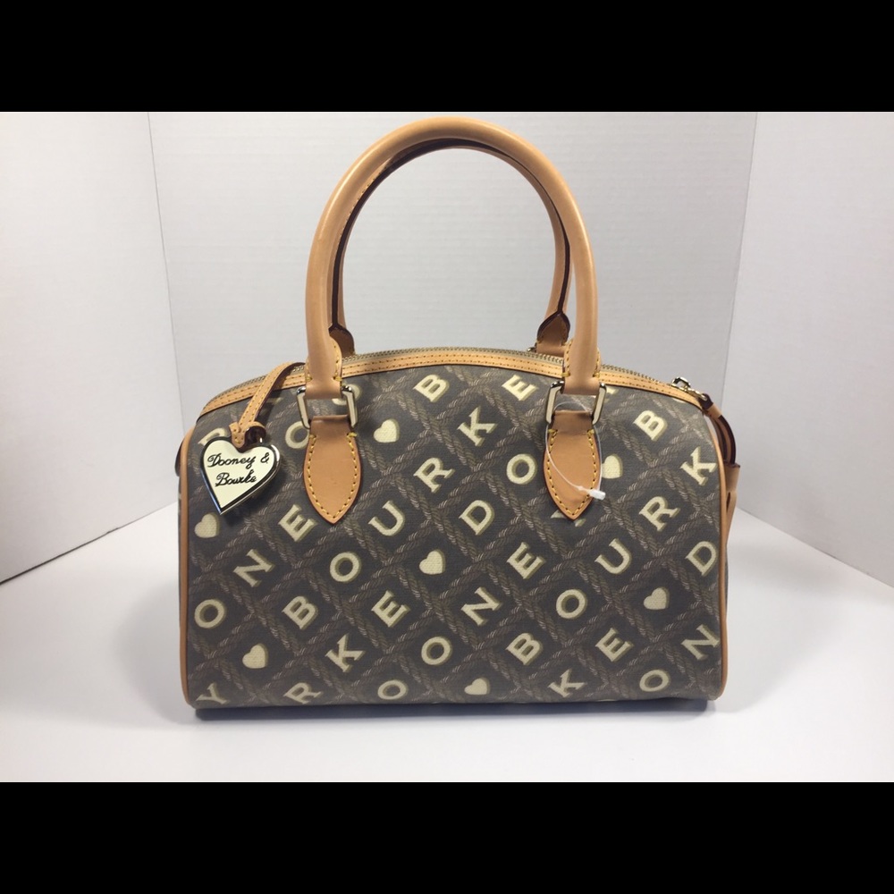Dooney & Burke Crossword Medium Dome Satchel